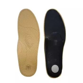 Стельки профилированные с жестким супинатором Corbby Orto, кожа + латекс + уголь, размер 46 445750