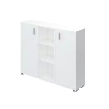 Стеллаж, 1340 300 1100 мм, цвет белый жемчуг