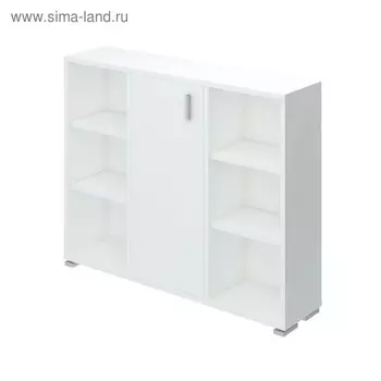 Стеллаж, 1340 300 1100 мм, цвет белый жемчуг