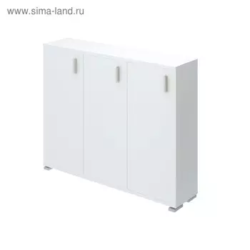 Стеллаж, 1340 300 1100 мм, цвет белый жемчуг