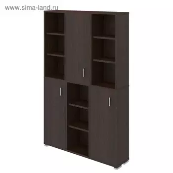 Стеллаж, 1340 300 2130 мм, цвет венге