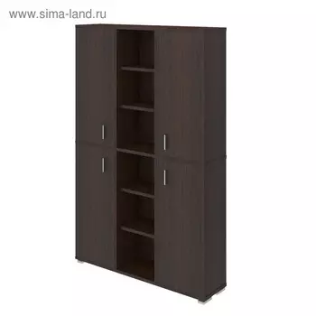 Стеллаж, 1340 300 2130 мм, цвет венге