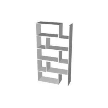 Стеллаж №2, 900 300 1660 мм, цвет белый