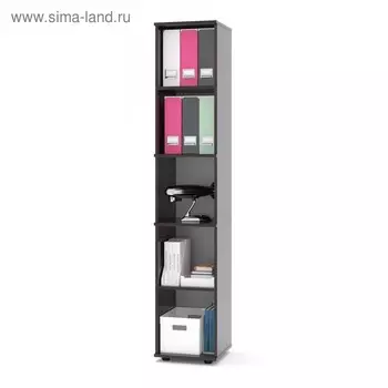 Стеллаж напольный «СОКОЛ. ШУ-10», 3423721827 мм, цвет венге