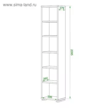 Стеллаж 4503002130 мм, Венге