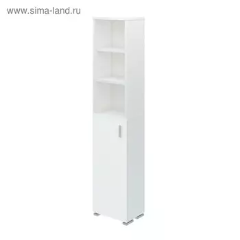 Стеллаж, 450 300 2130 мм, цвет белый жемчуг