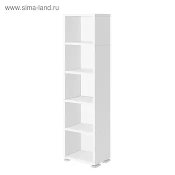 Стеллаж, 450 300 1790 мм, цвет белый жемчуг