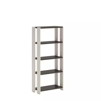 Стеллаж, 650 300 1450 мм, цвет карамель / венге