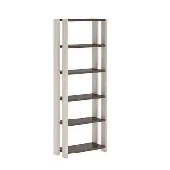 Стеллаж, 650 300 1800 мм, цвет карамель / венге