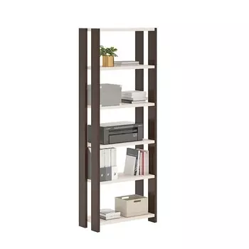 Стеллаж, 650 300 1800 мм, цвет венге / карамель