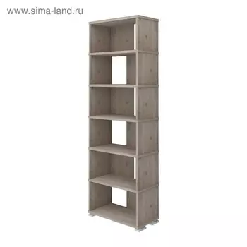 Стеллаж, 700 300 2130 мм, цвет нельсон