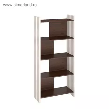 Стеллаж, 700 320 1520 мм, цвет карамель/венге