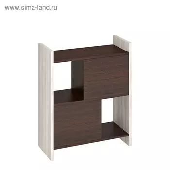 Стеллаж, 700 320 850 мм, цвет карамель/венге