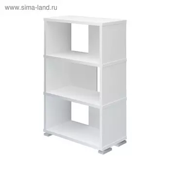 Стеллаж, 700 300 1100 мм, цвет белый жемчуг