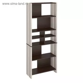 Стеллаж, 700 320 1785 мм, цвет карамель/венге
