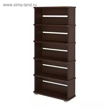 Стеллаж, 800 330 1790 мм, цвет венге