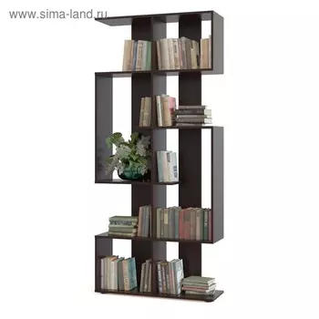 Стеллаж, 900 × 312 × 2035 мм, цвет венге