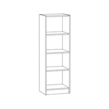 Стеллаж напольный «Альфа 09.135», 4523701382, цвет солнечный свет