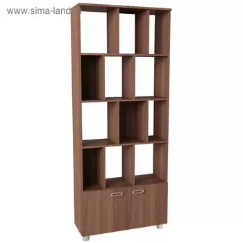 Стеллаж Альянс 1, 820х310х2000, Ясень шимо темный