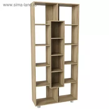 Стеллаж Альянс 2, 900х310х2000, Дуб сонома светлый