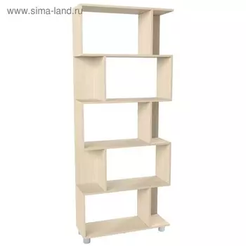 Стеллаж Альянс 4, 820х290х2000, Дуб молочный