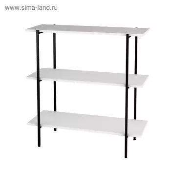 Стеллаж «Атлантик 905», 900 × 363 × 905 мм, цвет белый