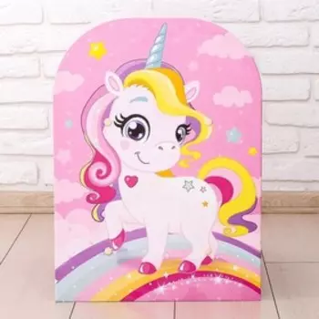 Стеллаж «Давай дружить», цвет розовый, 532 400 550 мм