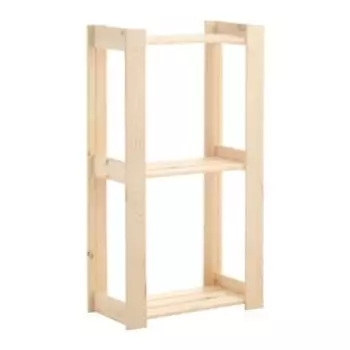 Стеллаж деревянный 3 полки, 120х64х32 см