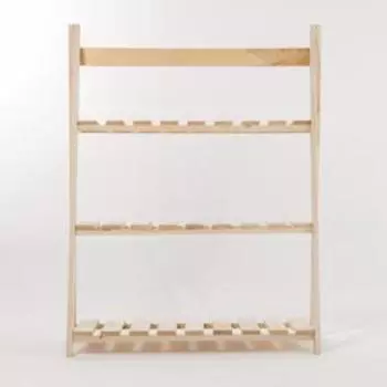 Стеллаж деревянный усиленный "Горка", 3 полки 111х88х32 см