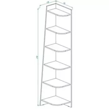 Стеллаж для детской Футбол 2110х430х520 Серый/Красный/Ясень Шимо Светлый/ Красный