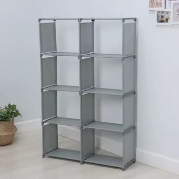 Стеллаж для хранения многофункциональный LaDоm, 8526125 см, серый