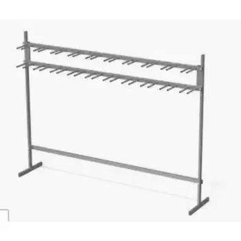 Стеллаж для лыж (на 10 пар) ЛХ 01, цвет серый