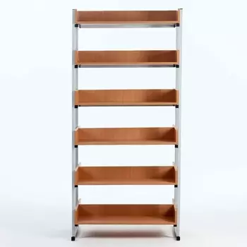 Стеллаж двухсторонний, 900 х 520 х 1900, Бук бавария