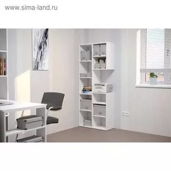 Стеллаж Элемент-2 1716х696х294 Белый