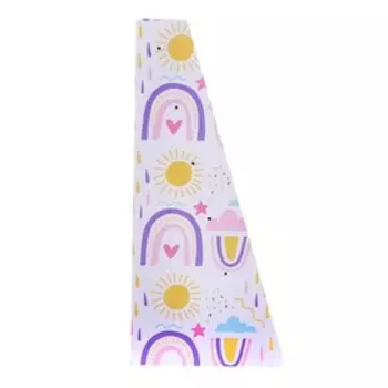 Стеллаж - книжница «Радуга», 60 × 63, жёлтый текстиль