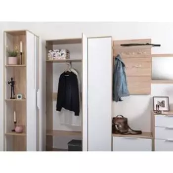 Стеллаж «Куба 13.141», 3802592106 мм, цвет дуб сонома/белый премиум