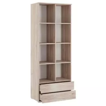 Стеллаж «Лайк 14.01», 700 420 1760 мм, цвет дуб мария / фуксия