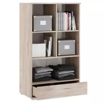 Стеллаж «Лайк 17.01», 700 × 420 × 1240 мм, цвет дуб мария / галька