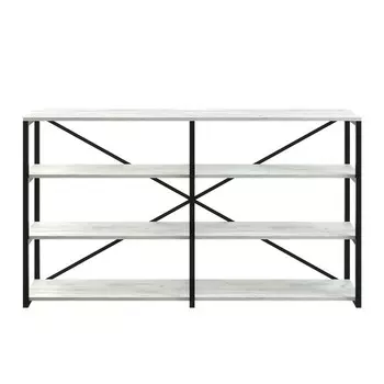 Стеллаж «Лофт» DQ ITLA, 1600355900 мм, цвет дуб/белый