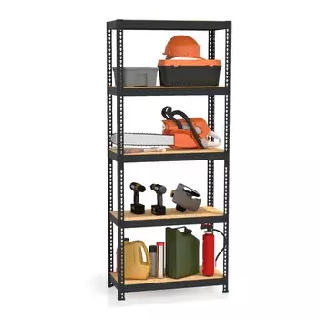 Стеллаж MZ-PROFIL 180х75х35, Черный