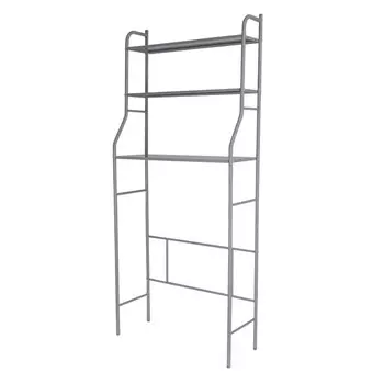 Стеллаж над стиральной машинкой SUPRA CS-B6804, 156х68х26 см, цвет серый