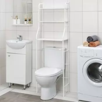 Стеллаж над унитазом, 4826156 см, белый