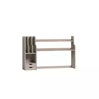 Стеллаж-надстройка Nature 85, 1230 × 236 × 764 мм, цвет гаскон пайн / мокко