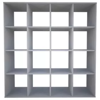 Стеллаж кубический для хранения Polini Home Smart, 16 секций, 13762901420 мм, цвет белый