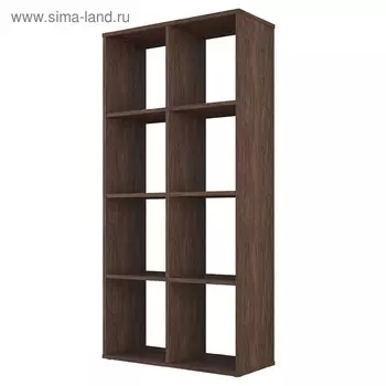 Стеллаж Polini Home Smart, 8 секции, цвет винтаж