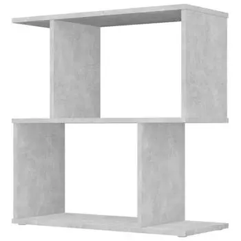 Стеллаж Polini Home Smart фигурный, 2 секции, бетон