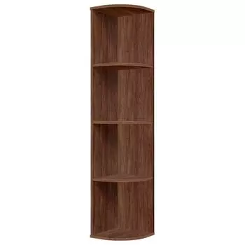 Стеллаж Polini Home Smart угловой радиусный, 4 секции, цвет винтаж