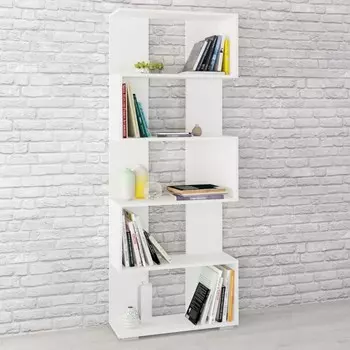 Стеллаж Ромео-1 700x250x1800 Белый