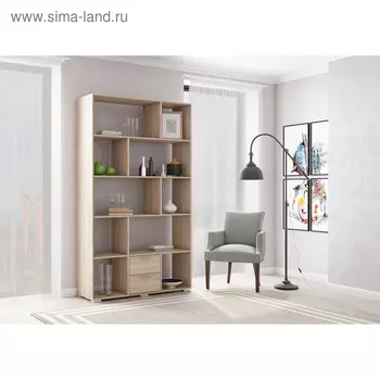 Стеллаж С-1 2100х1200х330 Дуб Сонома