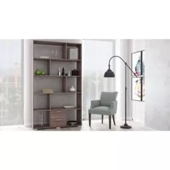 Стеллаж С-1 2100х1200х330 Ясень Шимо Темный